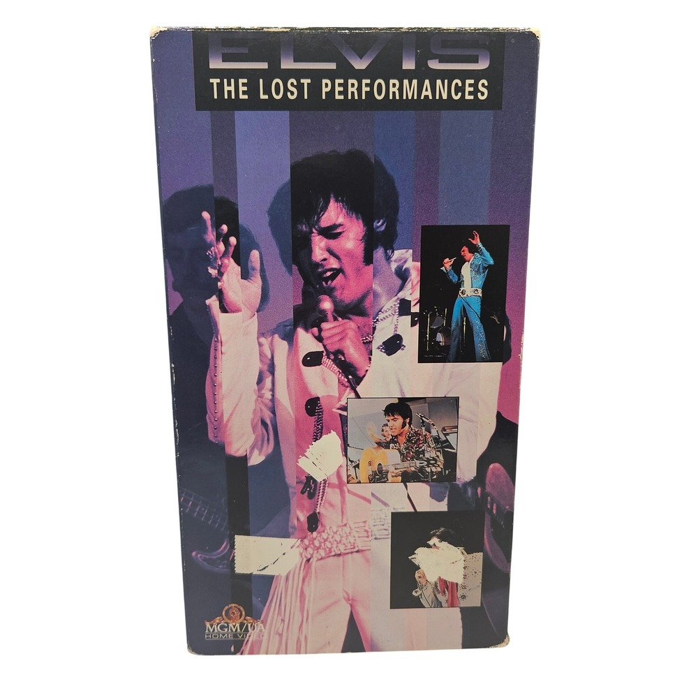 MGM Elvis The Lost Performances VHS Tape 1992 Music Documentary‎ Rare Footage
